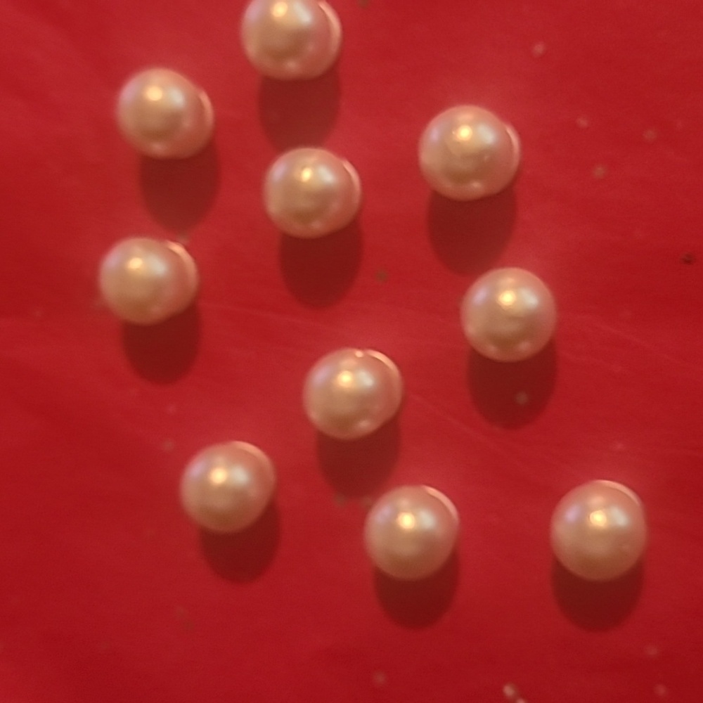 Jibbitz shoe charms pearls 10 qty